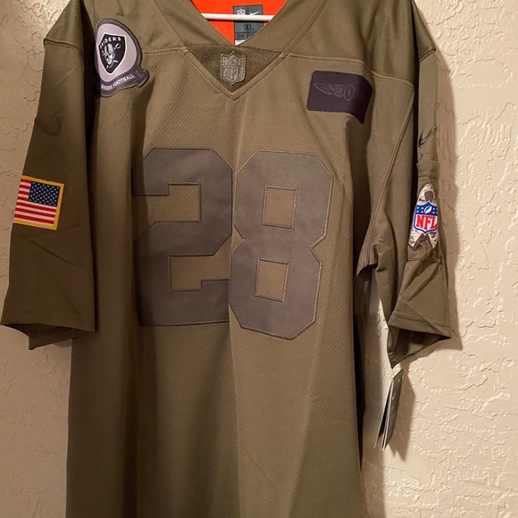 josh jacobs salute to service jersey